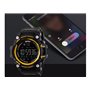 Smart Watch ρολόι με Βηματομετρητή και Bluetooth χειρός ανδρικό SKMEI 1227 GOLD
