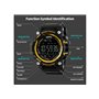 Smart Watch ρολόι με Βηματομετρητή και Bluetooth χειρός ανδρικό SKMEI 1227 GOLD