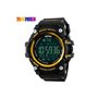 Smart Watch ρολόι με Βηματομετρητή και Bluetooth χειρός ανδρικό SKMEI 1227 GOLD