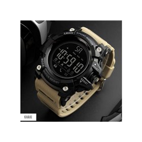 Smart Watch ρολόι με Βηματομετρητή και Bluetooth χειρός ανδρικό SKMEI 1385 KHAKI