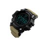 Smart Watch ρολόι με Βηματομετρητή και Bluetooth χειρός ανδρικό SKMEI 1385 KHAKI