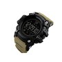 Smart Watch ρολόι με Βηματομετρητή και Bluetooth χειρός ανδρικό SKMEI 1385 KHAKI