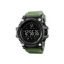Smart Watch ρολόι με Βηματομετρητή και Bluetooth χειρός ανδρικό SKMEI 1385 ARMY GREEN