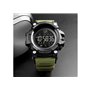 Smart Watch ρολόι με Βηματομετρητή και Bluetooth χειρός ανδρικό SKMEI 1385 ARMY GREEN