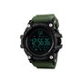 Smart Watch ρολόι με Βηματομετρητή και Bluetooth χειρός ανδρικό SKMEI 1385 ARMY GREEN
