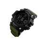 Smart Watch ρολόι με Βηματομετρητή και Bluetooth χειρός ανδρικό SKMEI 1385 ARMY GREEN