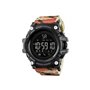 Smart Watch ρολόι με Βηματομετρητή και Bluetooth χειρός ανδρικό SKMEI 1385 RED CAMOUFLAGE