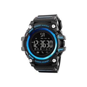 Smart Watch ρολόι με Βηματομετρητή και Bluetooth χειρός ανδρικό SKMEI 1385 BLUE