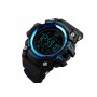 Smart Watch ρολόι με Βηματομετρητή και Bluetooth χειρός ανδρικό SKMEI 1385 BLUE