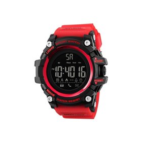 Smart Watch ρολόι με Βηματομετρητή και Bluetooth χειρός ανδρικό SKMEI 1385 RED