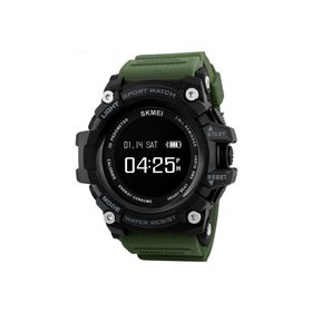 Smart Watch ρολόι με Βηματομετρητή και Bluetooth χειρός ανδρικό SKMEI 1188 ARMY GREEN