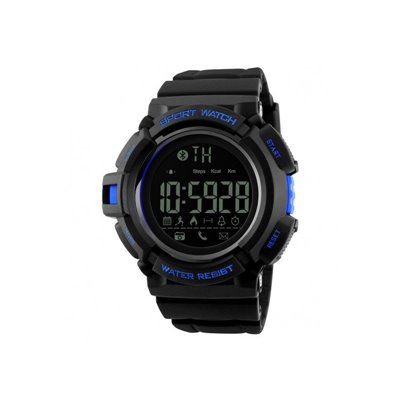Smart Watch ρολόι με Βηματομετρητή και Bluetooth χειρός ανδρικό SKMEI 1245 BLUE