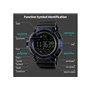 Smart Watch ρολόι με Βηματομετρητή και Bluetooth χειρός ανδρικό SKMEI 1245 BLUE