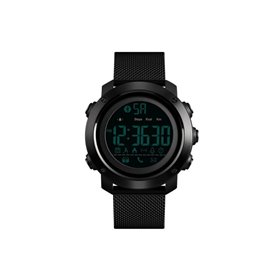 Smart Watch ρολόι με Βηματομετρητή και Bluetooth χειρός ανδρικό SKMEI 1462 BLACK