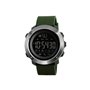 Ρολόι με βηματομετρητή χειρός ανδρικό SKMEI 1287 ARMY GREEN