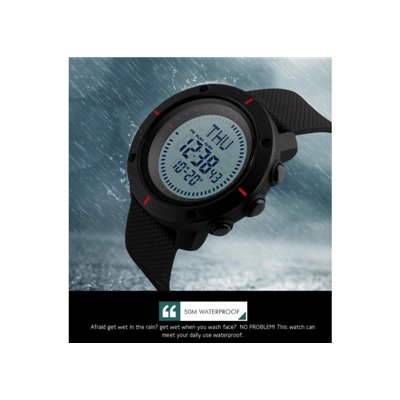 Ρολόι με πυξίδα χειρός ανδρικό SKMEI 1216 RED