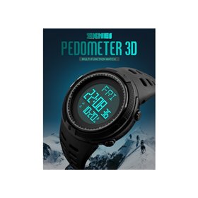 Ρολόι με βηματομετρητή χειρός ανδρικό SKMEI 1295 BLACK