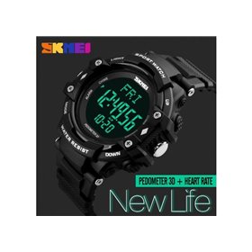Ρολόι με βηματομετρητή χειρός ανδρικό SKMEI 1180 BLACK