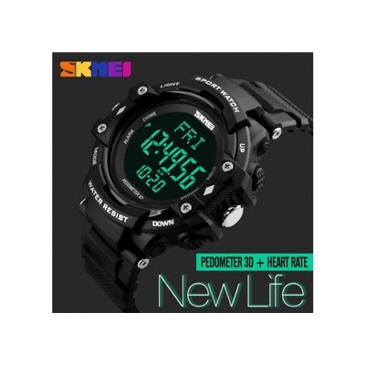 Ρολόι με βηματομετρητή χειρός ανδρικό SKMEI 1180 BLACK