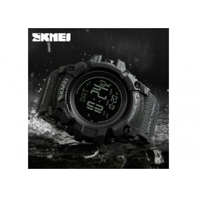 Ρολόι με πυξίδα χειρός ανδρικό SKMEI 1358 BLACK