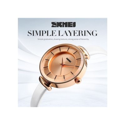 Ρολόι χειρός γυναικείο SKMEI 1184 WHITE