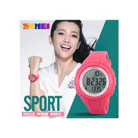 Ρολόι με βηματομετρητή χειρός γυναικείο SKMEI 1108 PINK