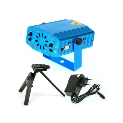 Φωτορυθμικό Projector Laser Mini ισχυρό 50mW YX-6D