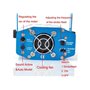 Φωτορυθμικό Projector Laser Mini ισχυρό 50mW YX-6D