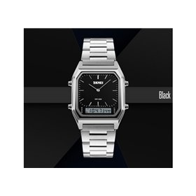 Ρολόι χειρός ανδρικό SKMEI 1220 SILVER/BLACK Ρολόι χειρός ανδρικό SKMEI 1220 SILVER/BLACK