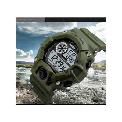 Ρολόι χειρός ανδρικό SKMEI 1019 ARMY GREEN