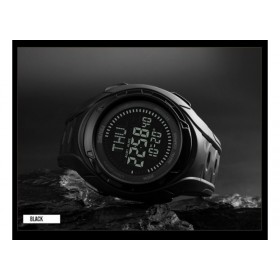 Ρολόι με πυξίδα χειρός ανδρικό SKMEI 1314 BLACK
