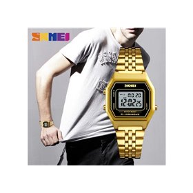 Ρολόι χειρός Unisex SKMEI 1345 GOLD/BLACK
