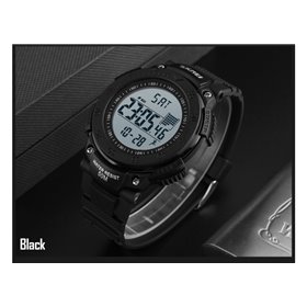 Ρολόι με βηματομετρητή χειρός ανδρικό SKMEI 1238 BLACK