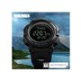 Ρολόι με πυξίδα χειρός ανδρικό SKMEI 1290 BLACK