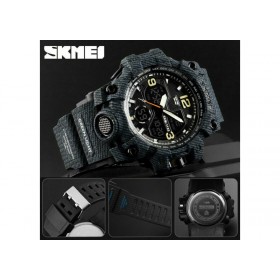 Αθλητικό ρολόι χειρός ανδρικό SKMEI 1155B DEMIN BLACK