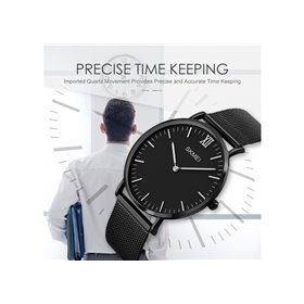 Ρολόι χειρός unisex SKMEI 1181 BLACK/SILVER