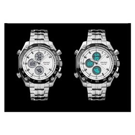 Ρολόι χειρός ανδρικό SKMEI 1302 SILVER/WHITE