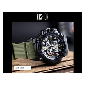 Αθλητικό ρολόι χειρός γυναικείο SKMEI 1436 ARMY GREEN