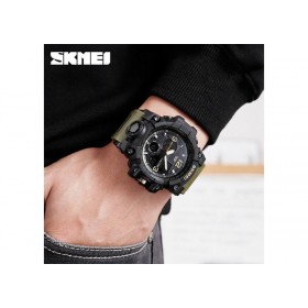 Αθλητικό ρολόι χειρός ανδρικό SKMEI 1155B ARMY GREEN