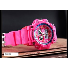 Αθλητικό ρολόι χειρός γυναικείο SKMEI 1436 ROSE RED Αθλητικό ρολόι χειρός γυναικείο SKMEI 1436 ROSE RED
