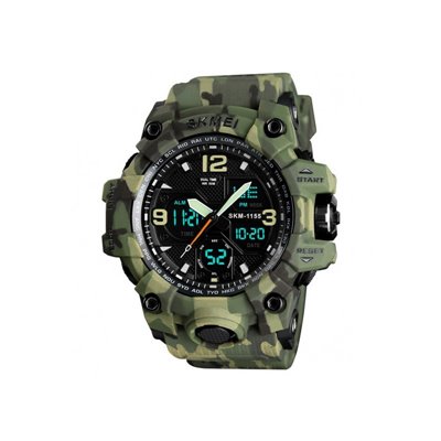 Αθλητικό ρολόι χειρός ανδρικό SKMEI 1155B GREEN CAMOUFLAGE