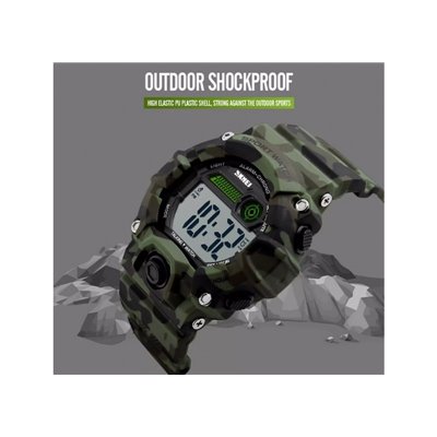 Ρολόι χειρός ανδρικό SKMEI 1162 GREEN CAMOUFLAGE