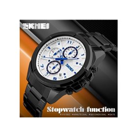 Ρολόι χειρός ανδρικό SKMEI 9109 BLACK/WHITE