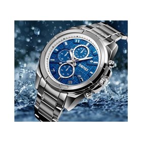 Ρολόι χειρός ανδρικό SKMEI 1378 SILVER/BLUE