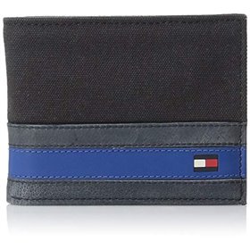 Tommy Hilfiger πορτοφόλι  για άνδρες με αφαιρούμενη κάρτα Black 31TL22X050