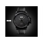 Ρολόι χειρός ανδρικό SKMEI 1208 BLACK LEATHER