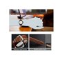 Ρολόι χειρός ανδρικό SKMEI 1208 BROWN/WHITE LEATHER