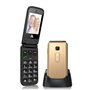 POWERTECH Κινητό Τηλέφωνο Sentry II, SOS Call, Dual Sim, με φακό, Gold