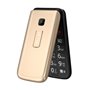 POWERTECH Κινητό Τηλέφωνο Sentry II, SOS Call, Dual Sim, με φακό, Gold
