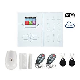 Ασύρματος κεντρικός πίνακας συναγερμού DS-VGW Kit, Πληκτρολόγιο LCD